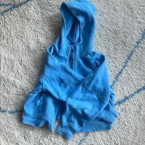 Lululemon cropped scuba  Zip-Up Hoodie